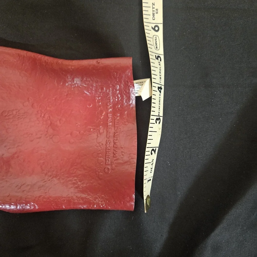 Vintage Rubies Costume Co. Red Rubber Gloves (from a long-gone chicken costume)